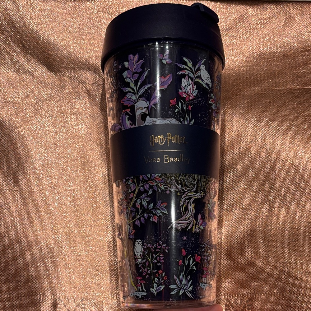 NWT Vera Bradley Harry Potter Tumbler in Forbidden Forest